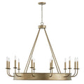 Capital Lighting 449201ML Mystic Luster 49.5''w X 38.5''h 12-light Chandelier In Mystic Luster Image 1