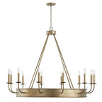 Capital Lighting 449201ML Mystic Luster 49.5''w X 38.5''h 12-light Chandelier In Mystic Luster Image 1