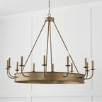 Capital Lighting 449201ML Mystic Luster 49.5''w X 38.5''h 12-light Chandelier In Mystic Luster Image 2