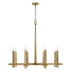 Capital Lighting 449681AD Aged Brass 39''w X 33.5''h 8-light Chandelier In Aged Brass Image 1