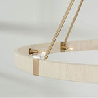 Capital Lighting Delaney 47.75''w X 40''h 12-light Chandelier In Matte Brass With Bleached Natural Rope