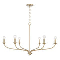 Capital Lighting 449961MA Matte Brass 39.75''w X 24''h 6-light Chandelier In Matte Brass Image 1