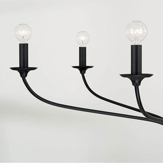 Capital Lighting Dolan 39.75''w X 24''h 6-light Chandelier In Matte Brass