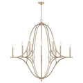 Capital Lighting 450001BS Brushed Champagne 48''w X 47.5''h 12-light Chandelier In Brushed Champagne Image 1