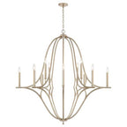 Capital Lighting 450001BS Brushed Champagne 48''w X 47.5''h 12-light Chandelier In Brushed Champagne Image 1