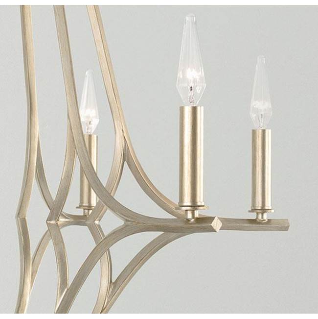 Capital Lighting Claire 32''w X 31''h 6-light Chandelier In Brushed Champagne