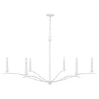 Capital Lighting 450661XW Textured White 57''w X 29.25''h 6-light Elongated Chandelier In Textured White Image 3