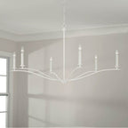 Capital Lighting Grady 57''w X 29.25''h 6-light Elongated Chandelier In Black Iron