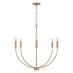Capital Lighting 452161AD Aged Brass 30.25''w X 29.50''h 6-light Chandelier In Aged Brass Image 3