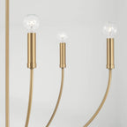 Capital Lighting 452161AD Aged Brass 30.25''w X 29.50''h 6-light Chandelier In Aged Brass Image 4