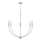 Capital Lighting 452161BN Brushed Nickel 30.25''w X 29.50''h 6-light Chandelier In Brushed Nickel Image 3