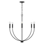 Capital Lighting 452161MB Matte Black 30.25''w X 29.50''h 6-light Chandelier In Matte Black Image 3