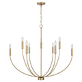 Capital Lighting 452191AD Aged Brass 35.25''w X 32.50''h 8-light Chandelier In Aged Brass Image 1