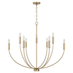 Capital Lighting 452191AD Aged Brass 35.25''w X 32.50''h 8-light Chandelier In Aged Brass Image 1