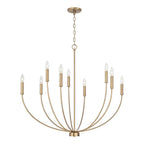 Capital Lighting 452191AD Aged Brass 35.25''w X 32.50''h 8-light Chandelier In Aged Brass Image 3