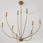 Capital Lighting 452191AD Aged Brass 35.25''w X 32.50''h 8-light Chandelier In Aged Brass Image 4