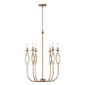 Capital Lighting 452561ML Mystic Luster 22''w X 32.25''h 6-light Chandelier In Mystic Luster Image 1