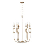 Capital Lighting 452561ML Mystic Luster 22''w X 32.25''h 6-light Chandelier In Mystic Luster Image 1