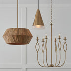 Capital Lighting 351911AB Aged Brass,Black 9.75''w X 13.50''h 1-light Cone Pendant In Black With Aged Brass And Soft White Glass Shade Image 5