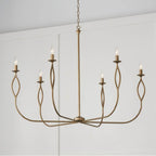 Capital Lighting Cohen 44''w X 32''h 6-light Chandelier In Mystic Luster