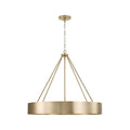 Capital Lighting 453041MA Matte Brass 27.50''w X 24.25''h 4-light Modern Circular Metal Chandelier In Matte Brass Image 1