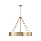 Capital Lighting 453041MA Matte Brass 27.50''w X 24.25''h 4-light Modern Circular Metal Chandelier In Matte Brass Image 1