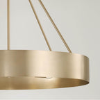 Capital Lighting 453041MA Matte Brass 27.50''w X 24.25''h 4-light Modern Circular Metal Chandelier In Matte Brass Image 3
