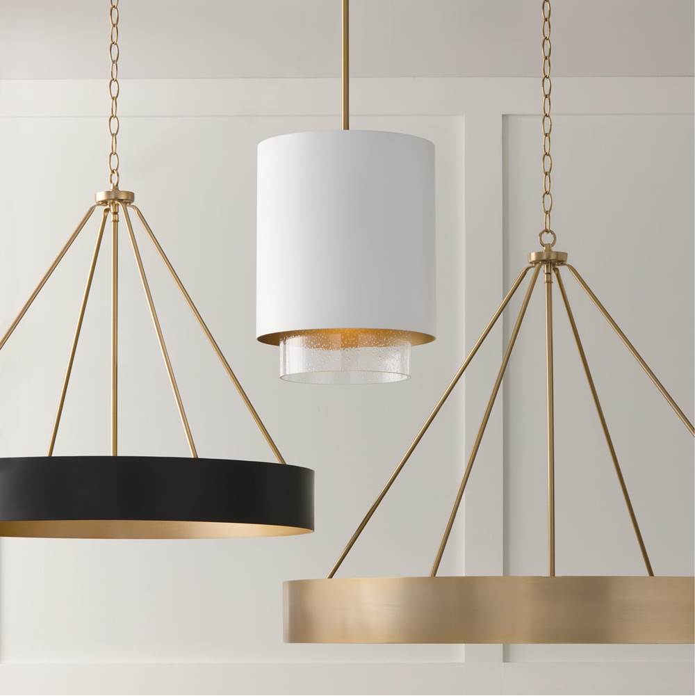 Capital Lighting 453061MA Matte Brass 35.75''w X 27.25''h 6-light Modern Circular Metal Chandelier In Matte Brass Image 2