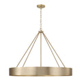 Capital Lighting 453061MA Matte Brass 35.75''w X 27.25''h 6-light Modern Circular Metal Chandelier In Matte Brass Image 1