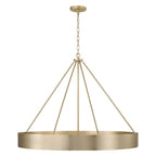 Capital Lighting 453061MA Matte Brass 35.75''w X 27.25''h 6-light Modern Circular Metal Chandelier In Matte Brass Image 3