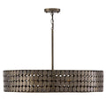 Capital Lighting 454141DR Dark Brass 30.25'' W X 6.75'' H 4-light Medallion Chandelier In Dark Brass Image 1