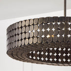 Capital Lighting 454141DR Dark Brass 30.25'' W X 6.75'' H 4-light Medallion Chandelier In Dark Brass Image 4