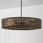 Capital Lighting Eliana 30.25'' W X 6.75'' H 4-light Medallion Chandelier In Dark Brass