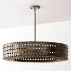 Capital Lighting 454141DR Dark Brass 30.25'' W X 6.75'' H 4-light Medallion Chandelier In Dark Brass Image 3