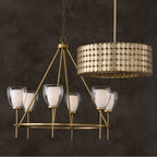 Capital Lighting 354141HB Champagne Brass 23'' W X 8.25'' H 1-light Medallion Pendant In Champagne Brass Image 2