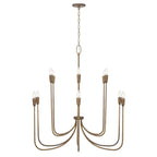 Capital Lighting 456801MZ Mystic Bronze 40'' W X 38'' H 12-light Chandelier In Mystic Bronze Image 1