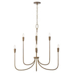 Capital Lighting 456881MZ Mystic Bronze 33'' W X 32'' H 8-light Chandelier In Mystic Bronze Image 1