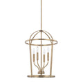 Capital Lighting Greyson 16'' W X 22.5'' H 4-light Foyer In Aged Brass