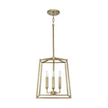 Capital Lighting 537641AD Aged Brass 12'' W X 15'' H 4-light Lantern Foyer Pendant In Aged Brass Image 1