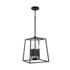 Capital Lighting Thea 12'' W X 15'' H 4-light Lantern Foyer Pendant In Aged Brass