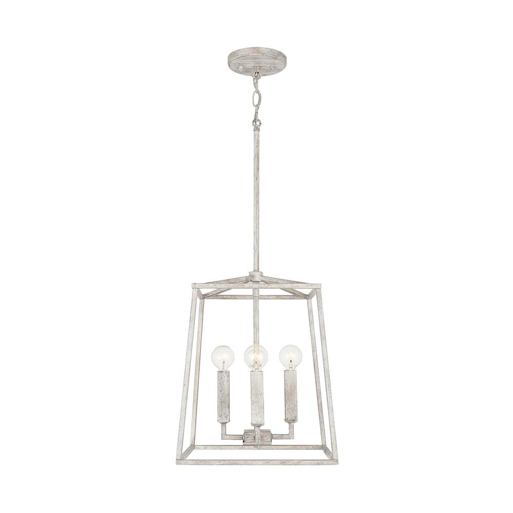 Capital Lighting 537641MS Mystic Sand 12'' W X 15'' H 4-light Lantern Foyer Pendant In Mystic Sand Image 2