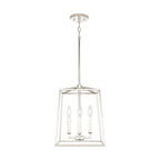 Capital Lighting 537641PN Polished Nickel 12'' W X 15'' H 4-light Lantern Foyer Pendant In Polished Nickel Image 2