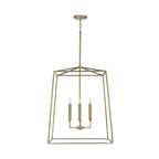 Capital Lighting 537643AD Aged Brass 22'' W X 27.5'' H 4-light Lantern Foyer Pendant In Aged Brass Image 1