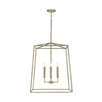 Capital Lighting 537643AD Aged Brass 22'' W X 27.5'' H 4-light Lantern Foyer Pendant In Aged Brass Image 2