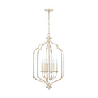 Capital Lighting Ophelia 18'' W X 30.5'' H 6-light Foyer Pendant In Winter Gold