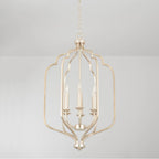 Capital Lighting 538761WG Winter Gold 18'' W X 30.5'' H 6-light Foyer Pendant In Winter Gold Image 3