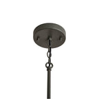 Capital Lighting 540341YG Grey Wash,Iron Silk 14'' W X 26'' H 4-light Foyer Pendant In Grey Wash And Grey Iron With Intricately Hand-wrapped Natural Jute Image 5