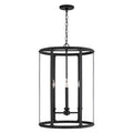 Capital Lighting 544941BI Black Iron 19'' W X 29.5'' H 4-light Foyer In Black Iron Image 1