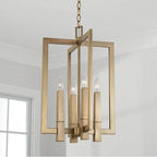 Capital Lighting 549641AD Aged Brass 14''w X 22''h 4-light Foyer In Aged Brass Image 2