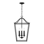 Capital Lighting 550641BI Black Iron 15.75''w X 25.5''h 4-light Foyer Pendant Lantern In Black Iron Image 4